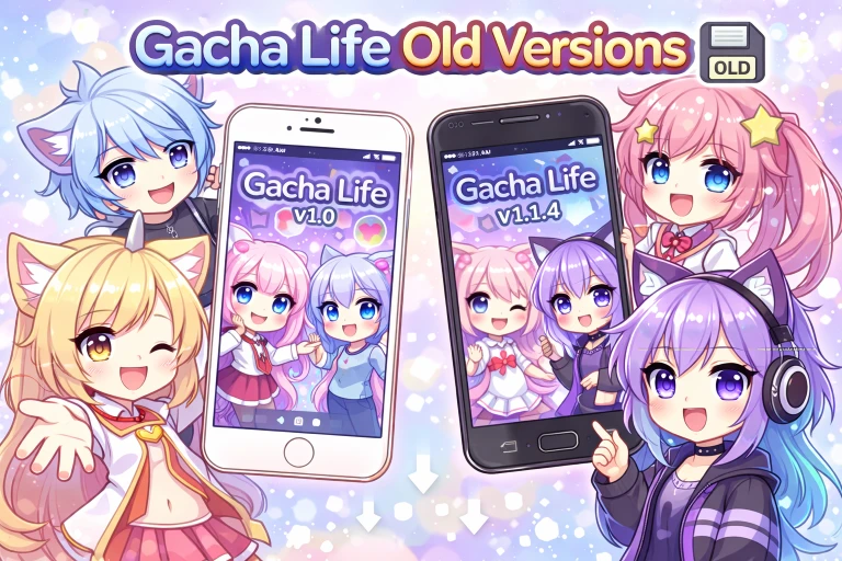 gacha life old versions