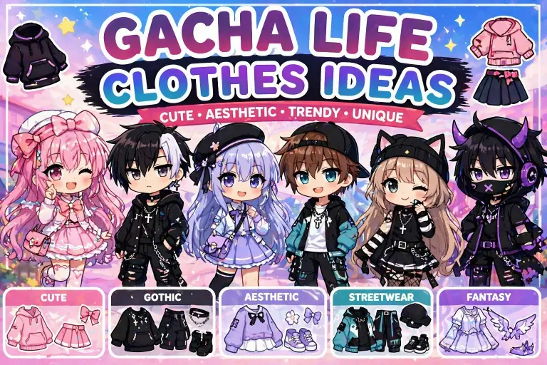 gacha life clothes idea