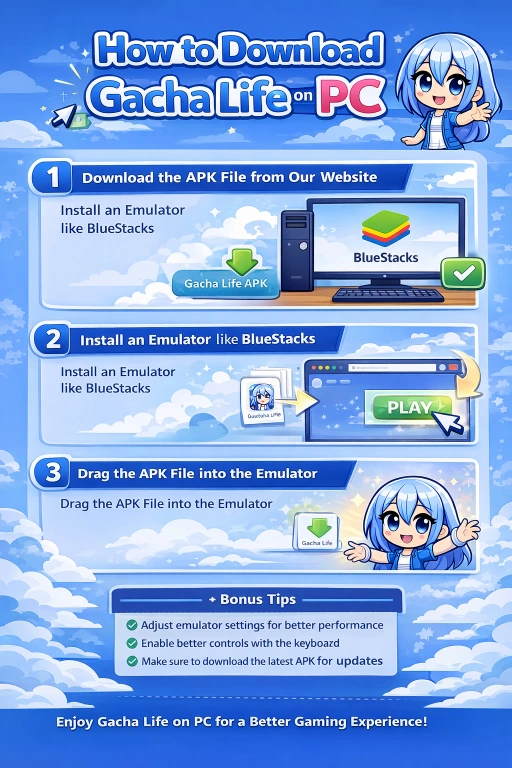 how to download gacha life on pc
