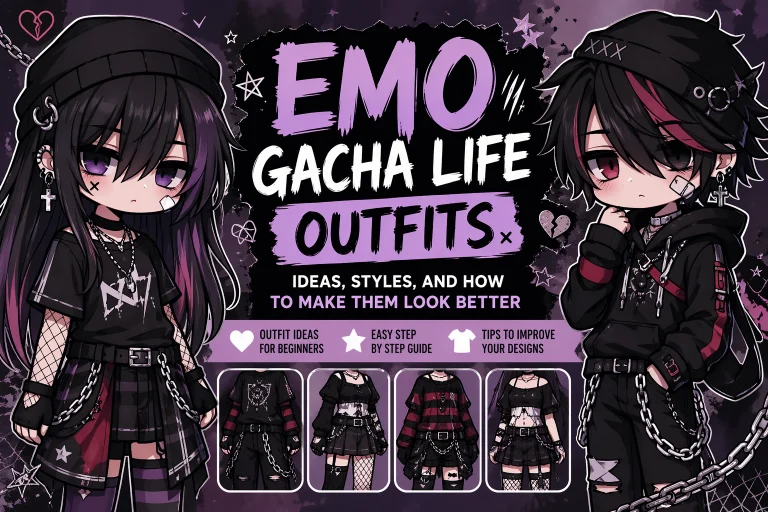 emo gacha life outfits