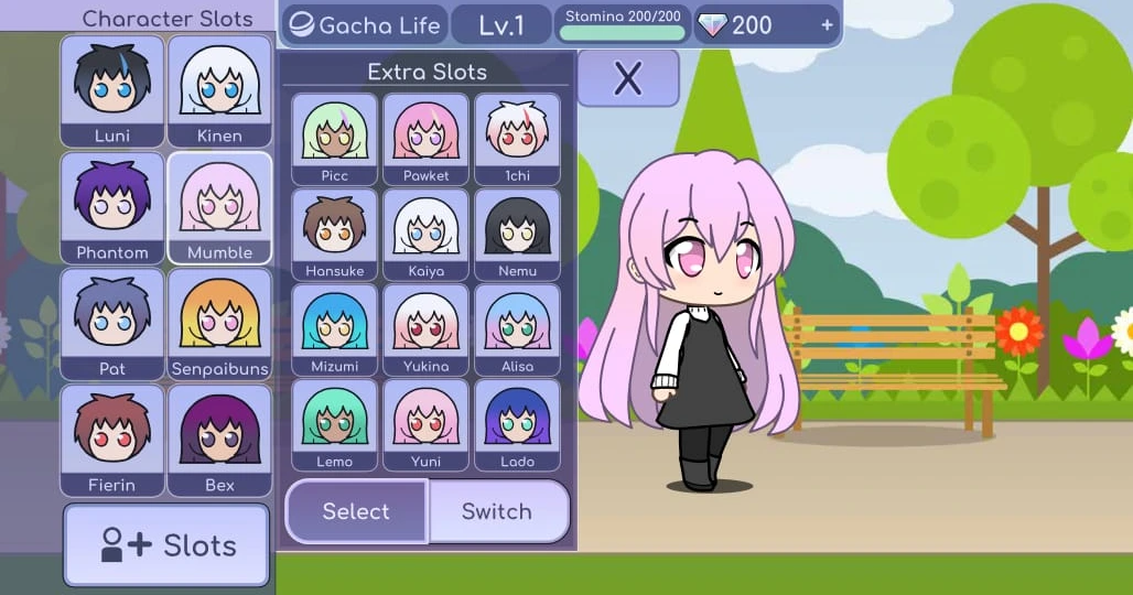 gacha life anime characters