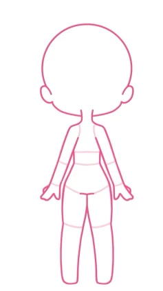 Using gacha body base tutorial step two