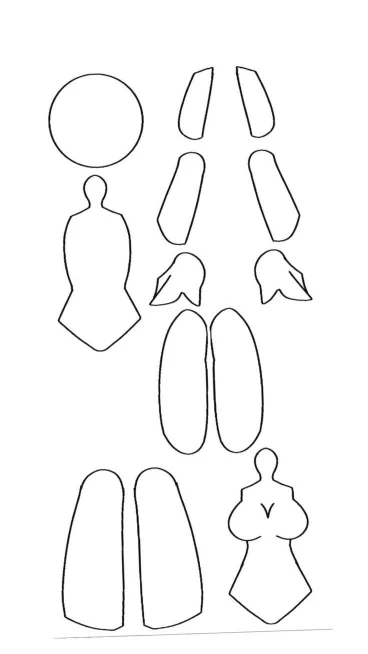 Gacha action pose body base